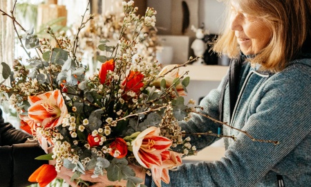 Stadtmarketing Verein veranstaltet Gewinnspiel zum Valentinstag in Zusammenarbeit mit Blumenhaus Schreiber