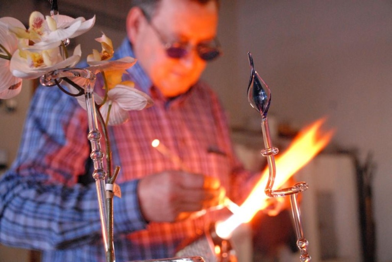 Flyer/Grafik zum Event: Glasmachervorführung in der Grenzglashütte am Sa., 23.03.2024 - So., 27.10.2024 von 11:00 bis 13:00 Uhr