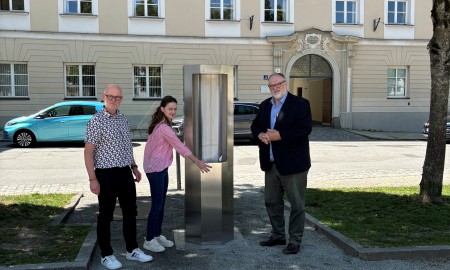 Trinkwasserbrunnen am Domplatz und Ludwigsplatz in Passau ab sofort in Betrieb