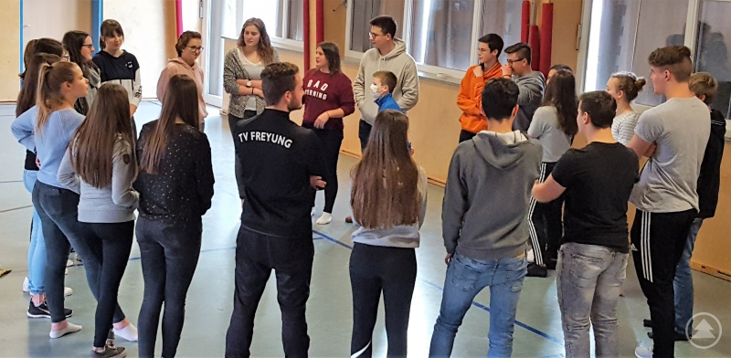 Groß und Klein lernten sich bei verschiedenen Aktionen besser kennen.