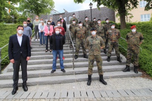 Verabschiedung der Unterstützungskräfte der Bundeswehr im Gesundheitsamt