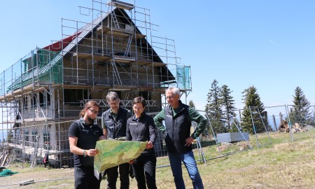 Bauarbeiten am Waldschmidthaus: Sicherheit und Naturerlebnis vereint