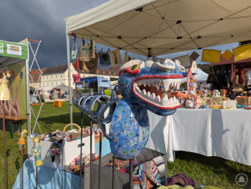 KAJA Kunst Drache aus Keramik 