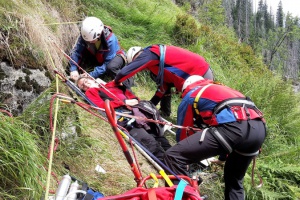 Aufwendige „Rettungsaktion“ der Bergwacht Grafenau am Rachel