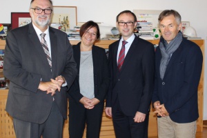 Neue Regionalmanagerin des Wirtschaftsforums besucht Oberb&uuml;rgermeister J&uuml;rgen Dupper