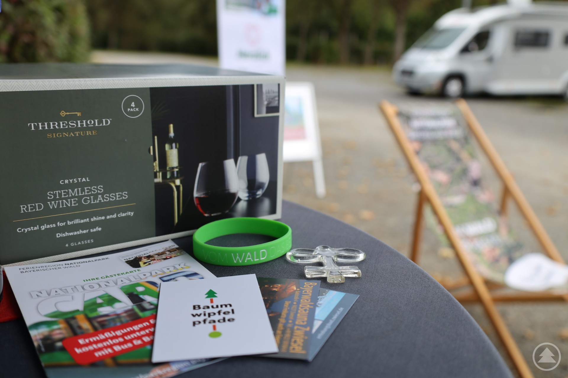 Willkommensgeschenk mit Überraschungen aus der Glasstadt