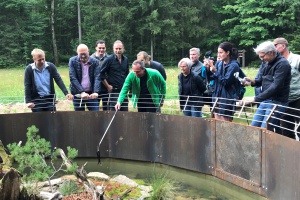 Umweltminister eröffnet Reptiliengehege