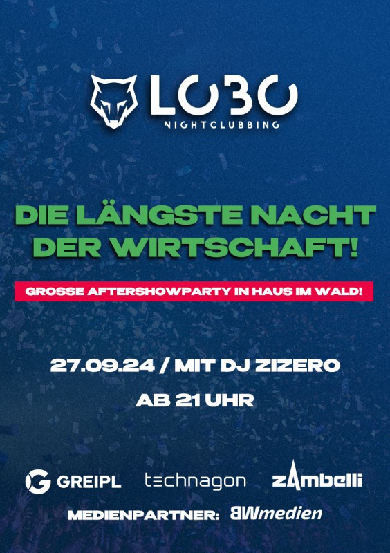 Flyer/Grafik zum Event: Die längste Nacht der Wirtschaft am Fr., 27.09.2024