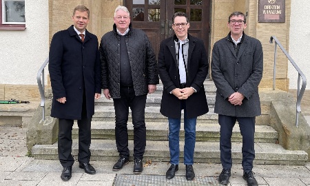 Treffen mit Gemeindetags-Vertretern: Bezirkstagspräsident informiert über schwierige finanzielle Situation