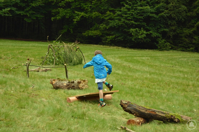 Bei vielen spaßigen Spiel-Stationen konnten die jungen Spechtfest-Besucher ihr Können unter Beweis stellen.