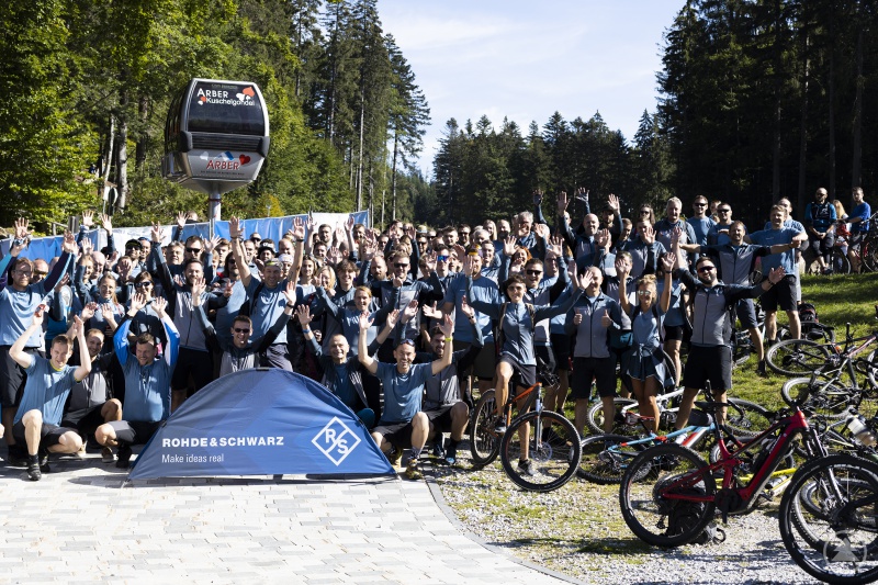 Teamevent von Streckensponsor Rohde & Schwarz