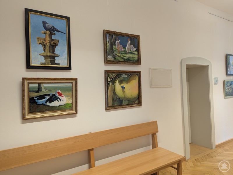 Gemälde von Ben Schasfoort im Rathaus Metten