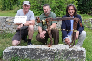 Luchs-Skulptur am Schloss