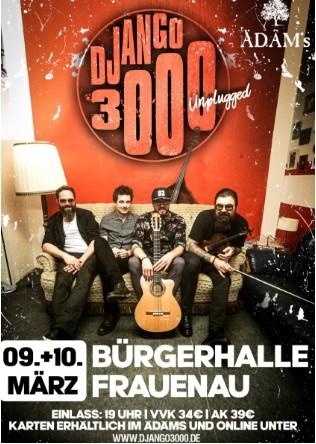 Flyer/Grafik zum Event: Django 3000 am Sa., 09.03.2024 - So., 10.03.2024 ab 20:00 Uhr