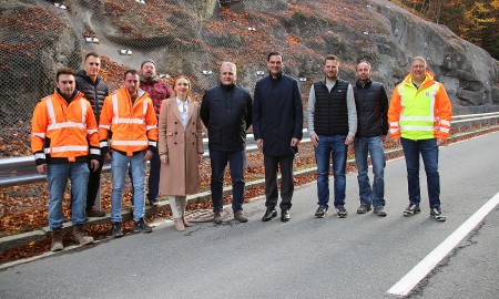 Felssicherungsmaßnahme an der FRG 32 abgeschlossen