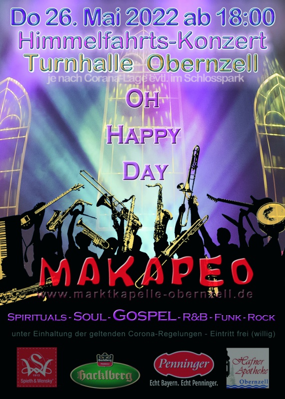 Flyer/Grafik zum Event: Himmelfahrtskonzert am Do., 26.05.2022