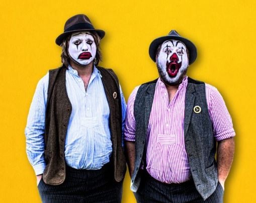 Flyer/Grafik zum Event: Tom & Basti - Zwoaschneidig am Mi., 12.11.2025 - Do., 13.11.2025