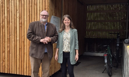 Neue Fahrradgarage am Parkdeck Ilzbrücke in Passau eröffnet