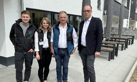 Politik trifft Praxis: Martin Behringer bei Hecht Wohnbau