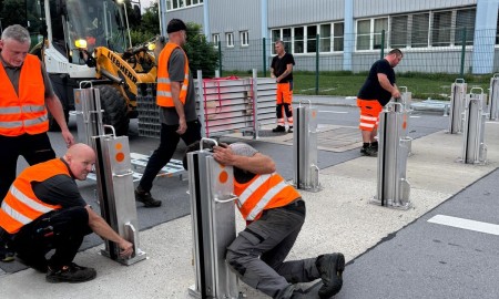 Zweiter Probeaufbau für Hochwasserschutz in Lindau/Sulzsteg erfolgreich absolviert