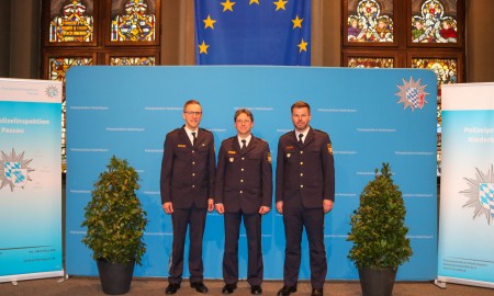 Amtswechsel bei der Grenzpolizeiinspektion Passau – Sebastian Feucht übernimmt Leitung