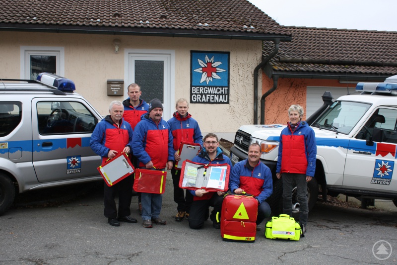 Siegfried Stockbauer, Andreas Strozewski, Christian Mies, Matthias Stockbauer, Peter Mixa, Harald Keller (Bereitschaftsleiter), Dr. Silvia Deigentesch