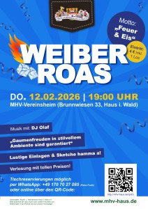 Weiberroas MHV 2026 - "Feuer & Eis"