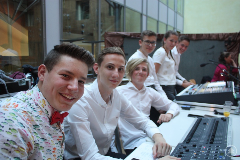 Ohne ein gutes Technikteam im Hintergrund könnte ein solches Konzert nicht funktionieren.