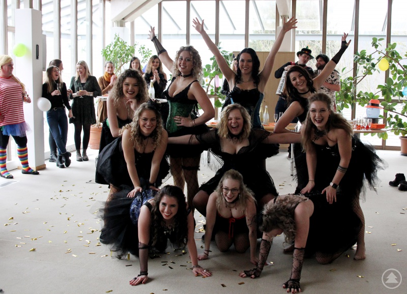 Die Gardemädchen zeigten ihr Können.