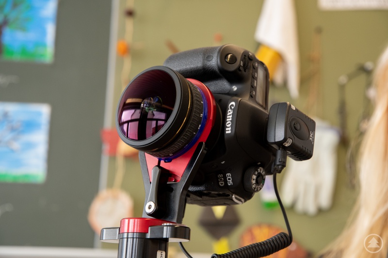 Aufnahme des virtuellen Rundgangs in der Pflegeakademie Bayerischer Wald gGmbH in Grafenau