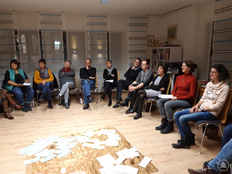 Gruppenbild vom Regionaltreffen der Hospizbegleiter*innen..