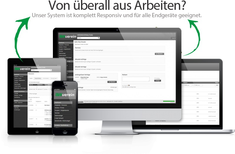Von überall aus Arbeiten mit dem BWverein
