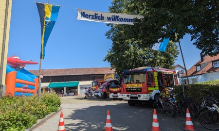 Beim Gartenfest der Freiwilligen Feuerwehr Markt Metten strahlten die Gesichter