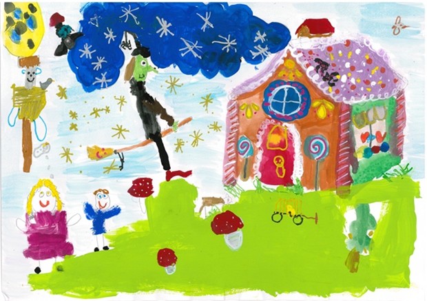 1. Platz in der Altersstufe I – Bild von Aaron Kroner, Grundschule Ottmaring