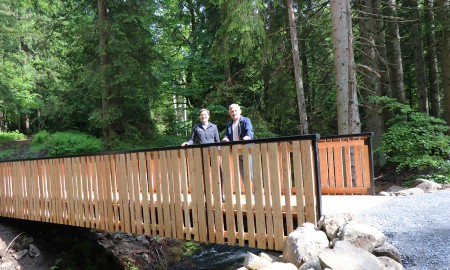 Neue Fredenbrücke im Nationalpark Bayerischer Wald eröffnet