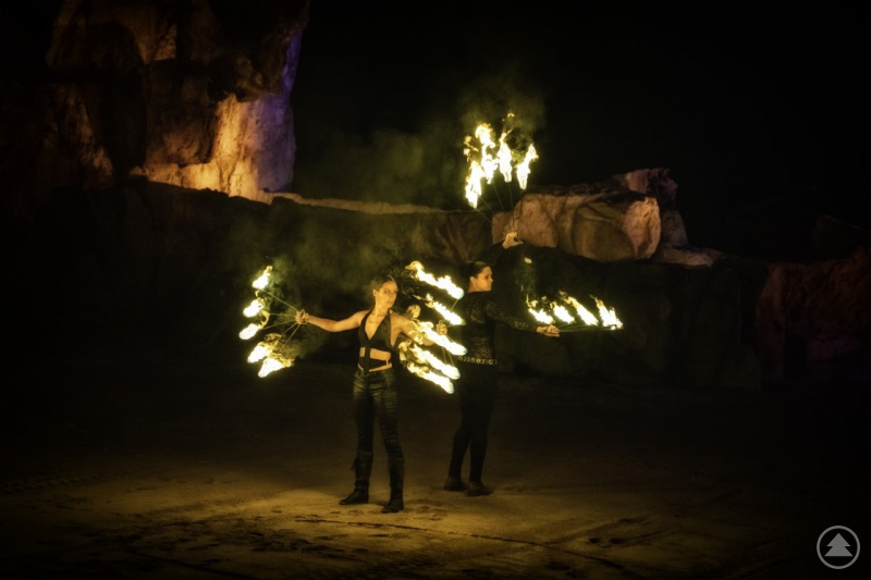 Highlight während der Mexican Week am kommenden Samstag, 28.08. um 21.00 Uhr – die spekatakuläre Feuershow mit „Feuer Frei“. 