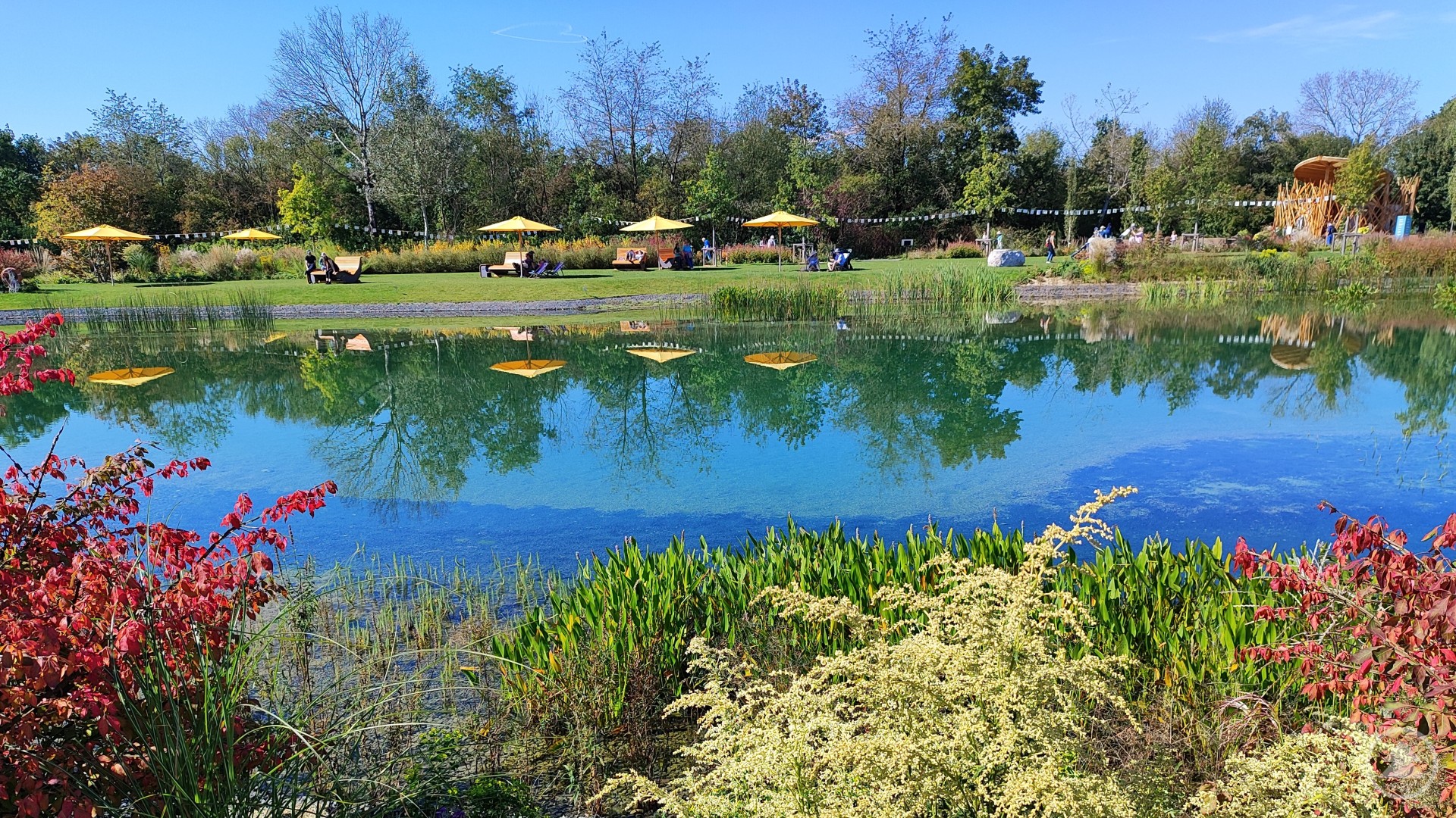Impression der Bayerischen Landesgartenschau Kirchheim bei München 2024.