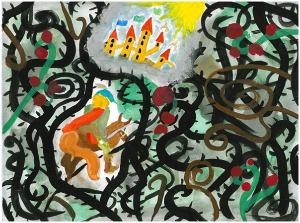 1. Platz in der Altersstufe II – Bild von Oskar Schober, Grundschule Theodor-Eckert Deggendorf