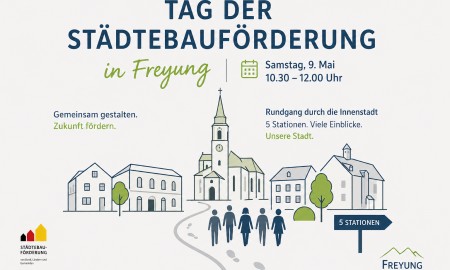 Tag der St&auml;dtebauf&ouml;rderung in Freyung: Rundgang mit B&uuml;rgermeister Heinrich