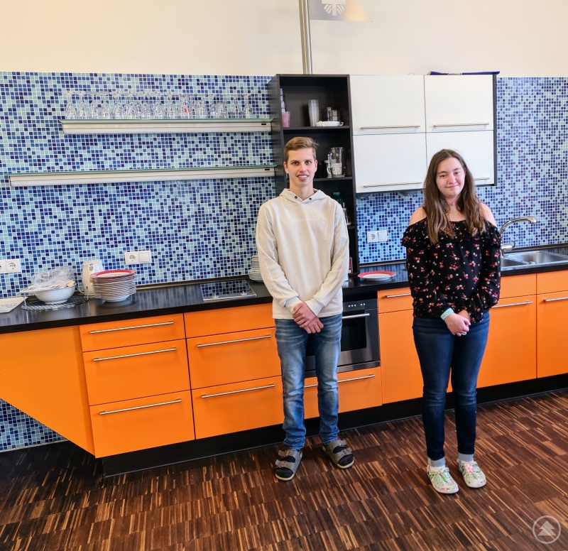 SMV-Doppelspitze: Patrick Haugeneder (1. Schulsprecher) und seine Stellvertreterin Lena Kannenberg.