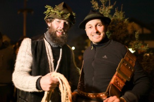 Mit dem Bayernbotschafter beim Wolfauslassen