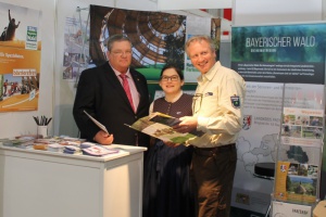 Verabschiedung und Begrüßung Geschäftsführerin Ilzer Land