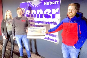 Spende für die Renovierung der Bergrettungswache am Dreisessel