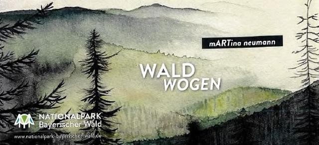 Flyer/Grafik zum Event: WALDWOGEN – Malerei von Martina Neumann am Mo., 02.12.2024 - Mi., 26.03.2025