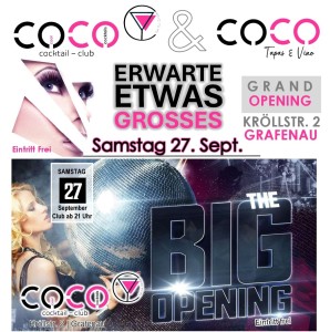 BIG Opening im COCO Grafenau