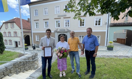 40 Jahre Eva Schneider in der Verwaltungsgemeinschaft Schönberg