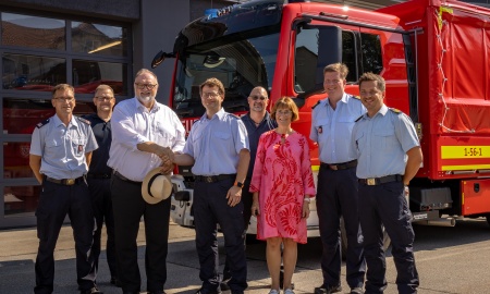 Neuer Versorgungs-Lastkraftwagen für den  Löschzug Hauptwache