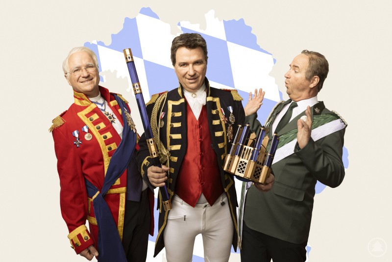 Wolfgang Krebs in seiner Paraderolle als bayerischer Politiker im Programm Wolfgang Krebs verkörpert bayerische Politiker in