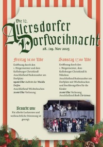 12. Allersdorfer Dorfweihnacht 2025