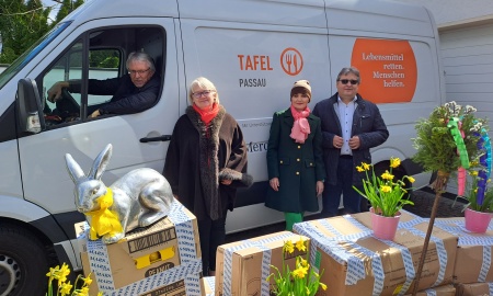 Oster-Überraschung für Passauer Tafel